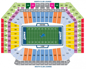 Ford Field Football Seating Chart