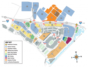 Gillette Stadium Parking Map