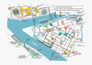 Heinz Field Parking Map