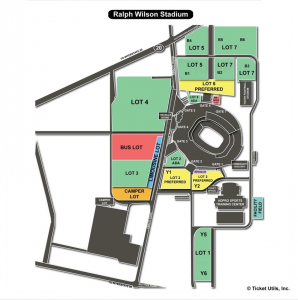 New Era Field Parking Map
