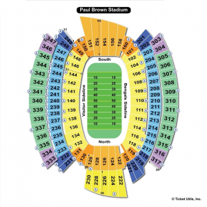 Paul Brown Stadium Football Seating Chart
