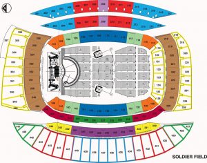 Soldier Field End Stage Seating Chart